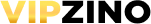 Das offizielle Vipzino-Logo in kräftigem Schwarz-Gold-Design.